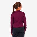 Polo côtelé fille manches longues