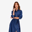 Robe longue femme  avec volants et Broderie ROKIA