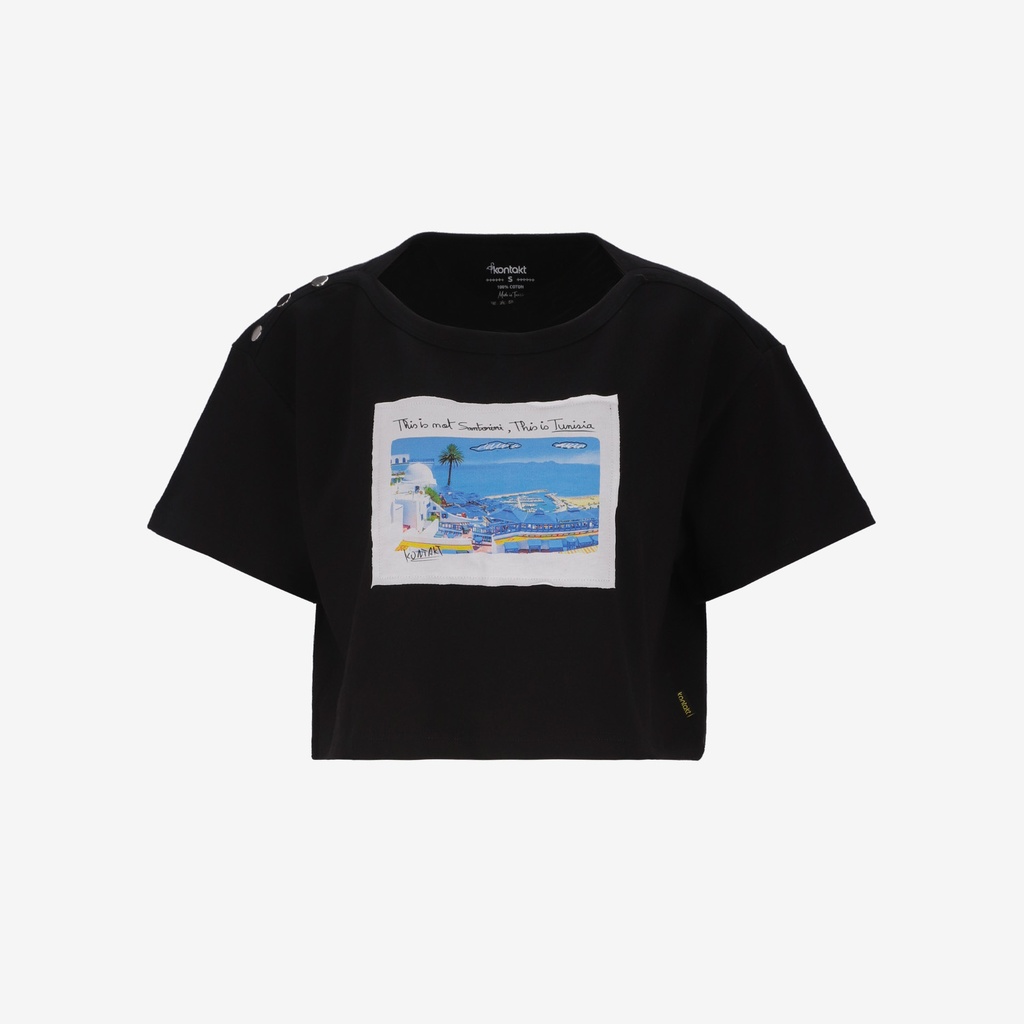 Sweat sur taille avec boutons pression THIS IS TUNISIA