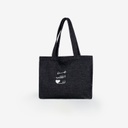 Tote bag unisexe en jeansمن القلب للقلب