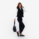 Jacket femme sans manches avec sherpa GHALIA