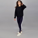 LEGGING FEMME AVEC BANDE COTÉ