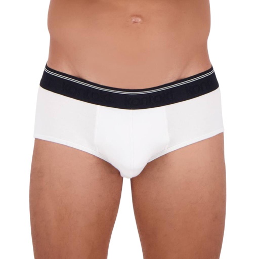 Lot de 3 slips midi homme en coton stretch