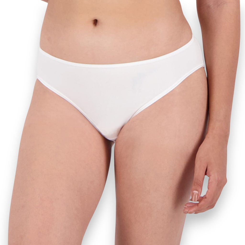 Lot de 3 Slips taille basse femme en microfibre extensible