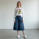 Sweat femme oversized   breakfastتونسي