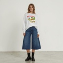 Sweat femme oversized   breakfastتونسي