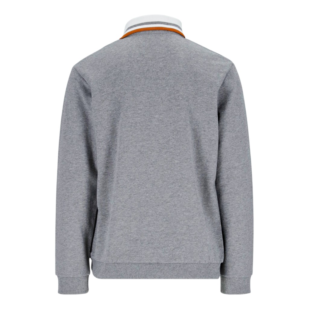 Sweat polo garçon avec broderie