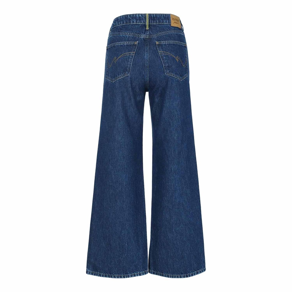 Super Straight jeans femme avec braguette décalé- SARRA 2.0