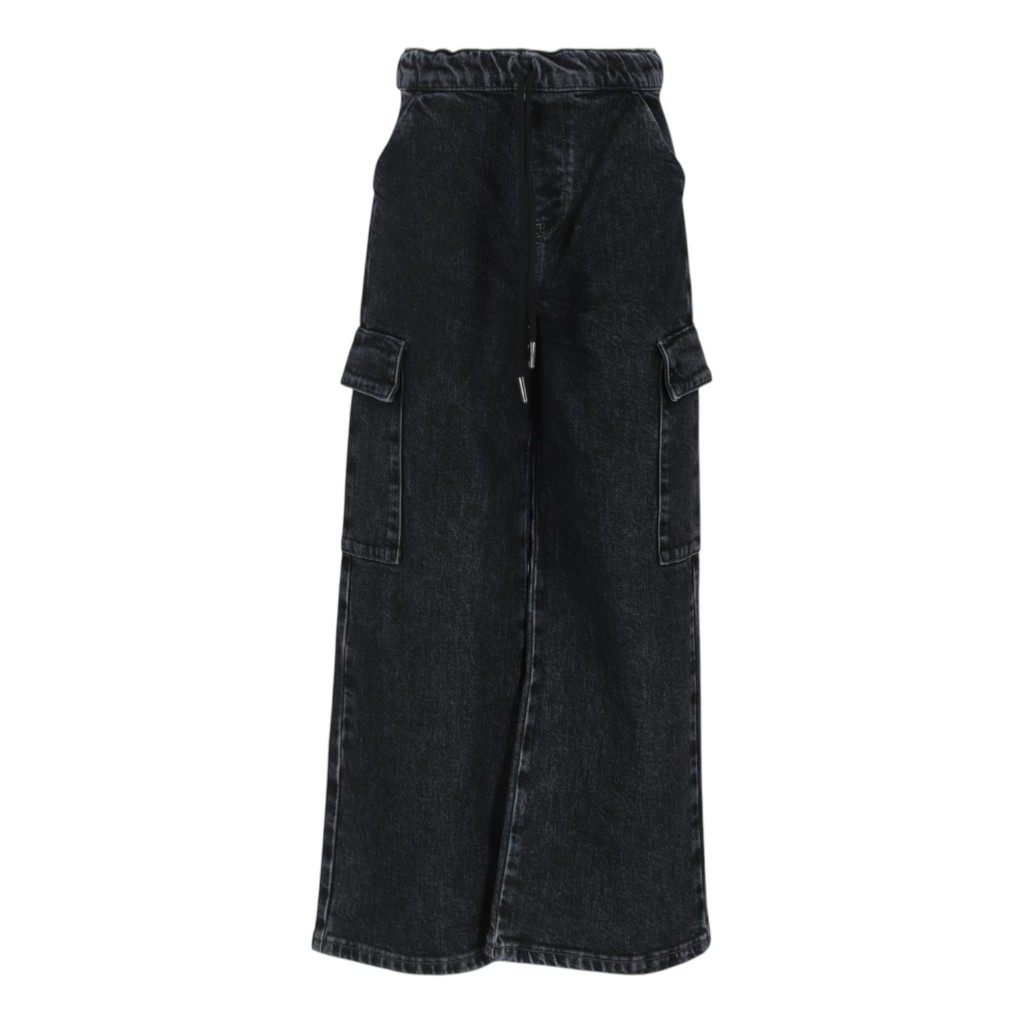 Cargo jeans fille