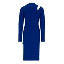 Robe côtelé fille manches longues avec cut out et perles