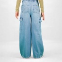 Cargo fille en jeans