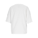 T-shirt femme sur taille avec boutons pression  CHEWING GUM