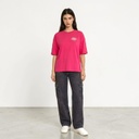 T-shirt femme sur taille avec boutons pression ONLY POSITIVE VIBES