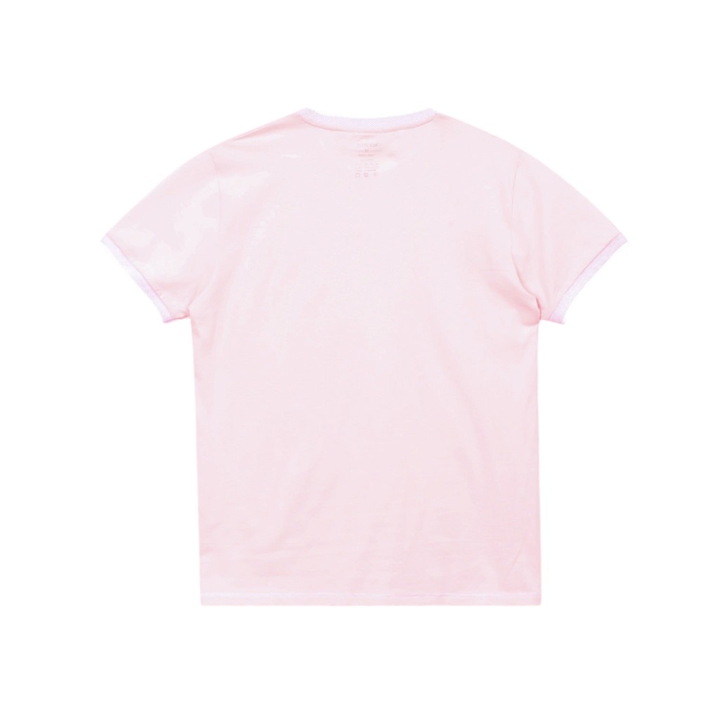 T-shirt homme manches courtes avec bande rectiligne et broderie