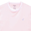 T-shirt homme manches courtes avec bande rectiligne et broderie