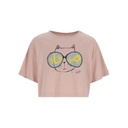 Pyjama fille t-shirt crop et short ميعاو