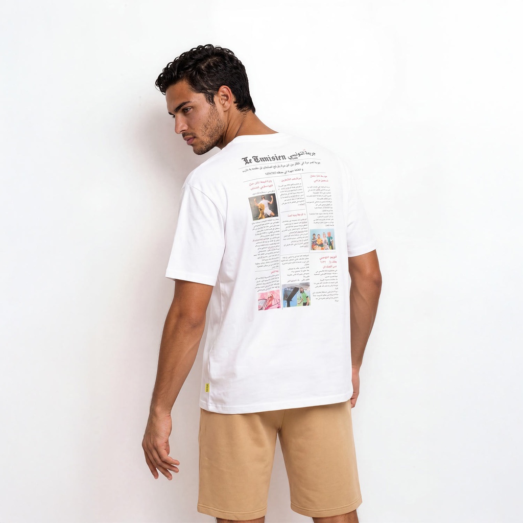 T-shirt oversized unisexe manches  courtes JARIDA