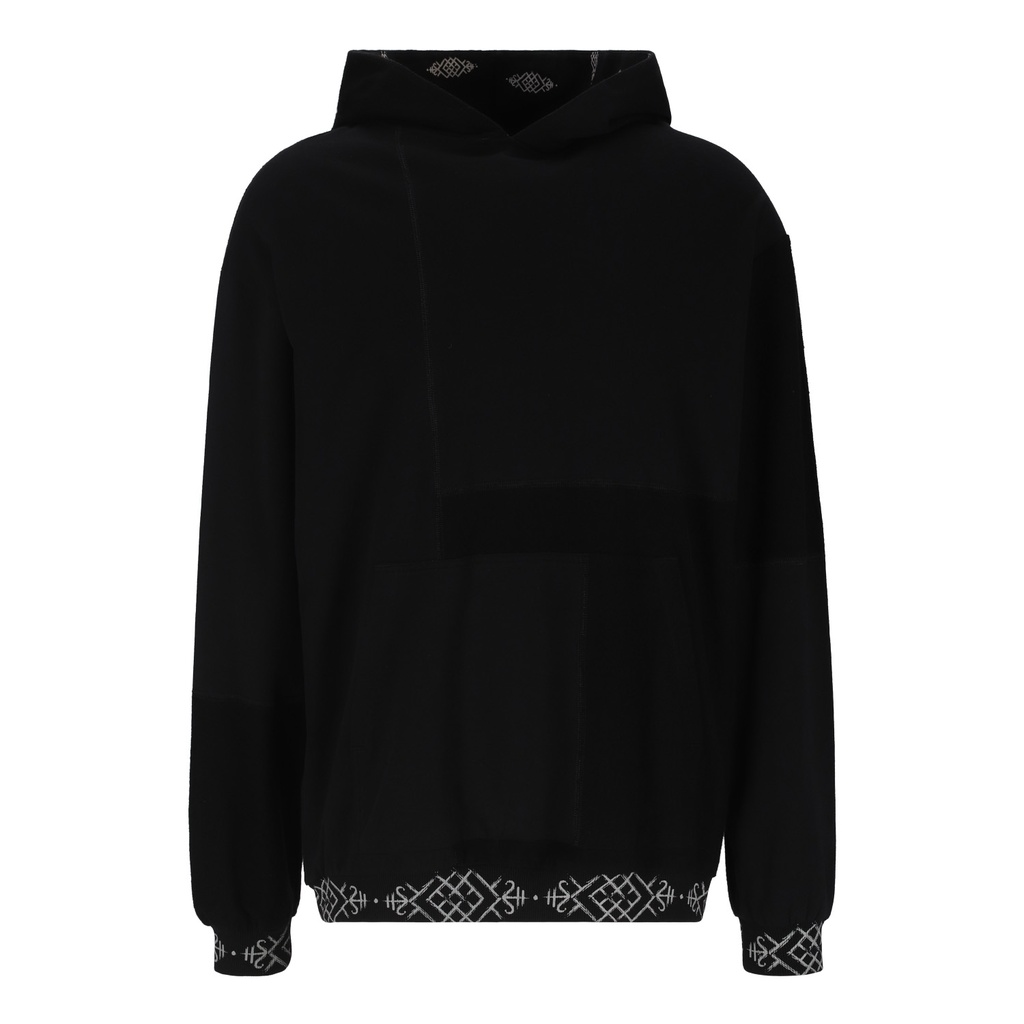Hoodie oversized unisexe IMPRIME BERBERE UPCYCLING METHODS - TUNIS FASHION WEEK 2024