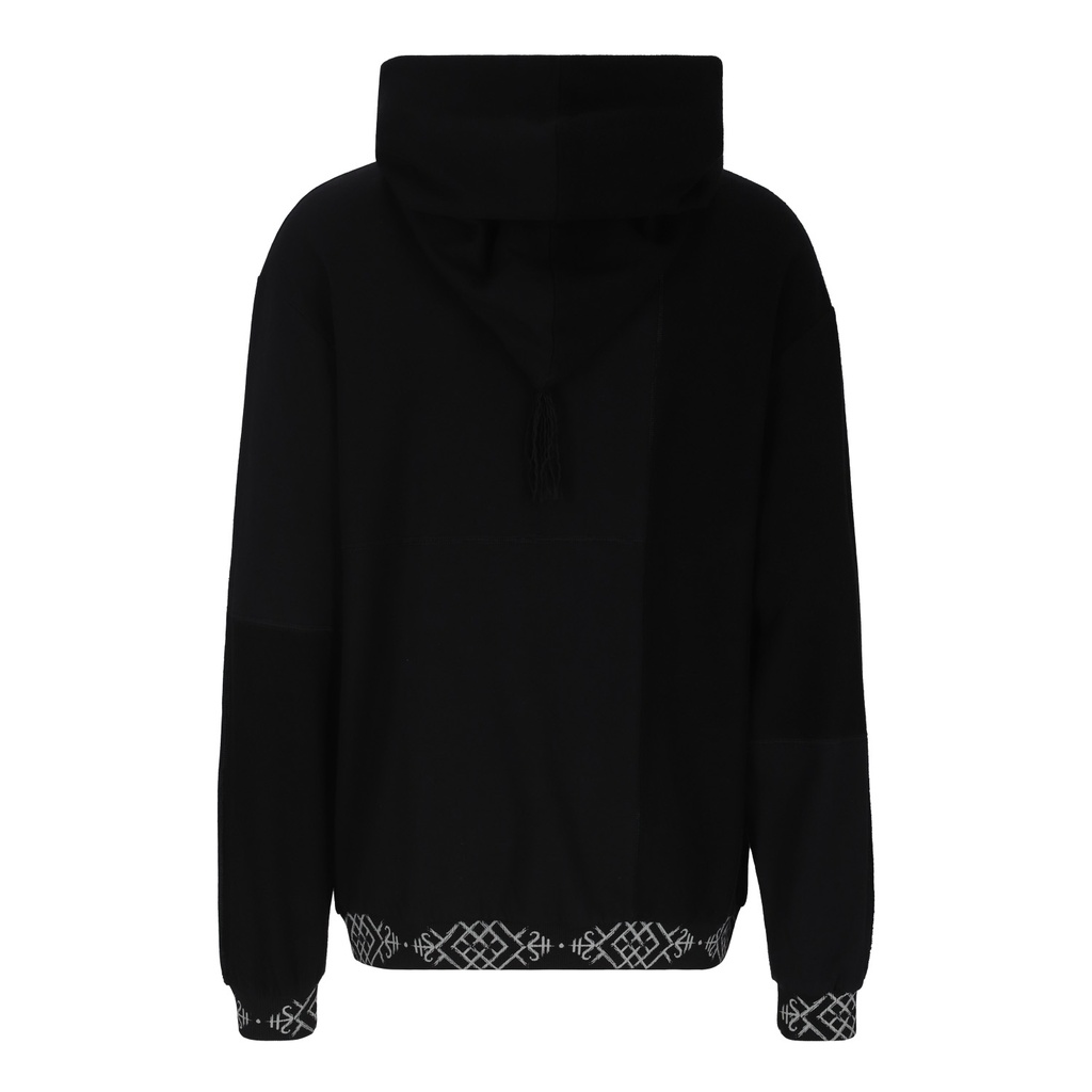 Hoodie oversized unisexe IMPRIME BERBERE UPCYCLING METHODS - TUNIS FASHION WEEK 2024