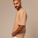 T-shirt unisexe oversized manches courtes العودة المالية