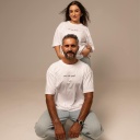 T-shirt unisexe oversized manches courtes الوجوه هي هي