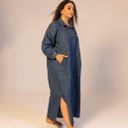Robe chemise longue femme en lin