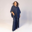 Poncho femme avec poche plaquée - ZINA 2.0