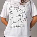 T-shirt femme manches courtes raglan اموري