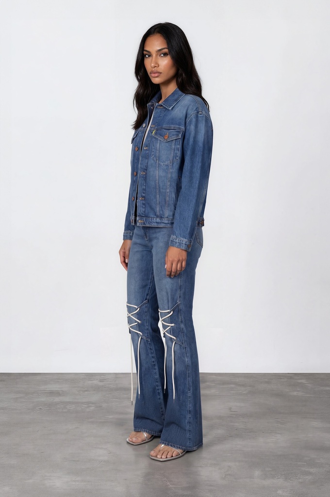 Jacket oversized / Sac unisexe en jeans Modular - TUNIS FASHION WEEK 2024