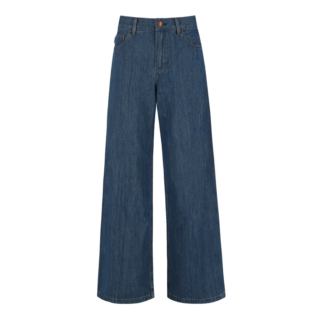 Wide leg Jeans femme en lin