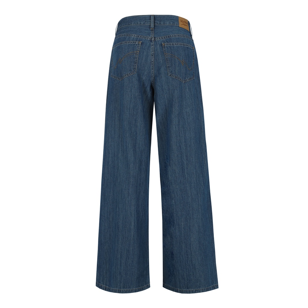 Wide leg Jeans femme en lin