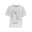 T-shirt femme manches courtes raglan اموري