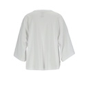 T-shirt oversized femme manches courtes فلفل