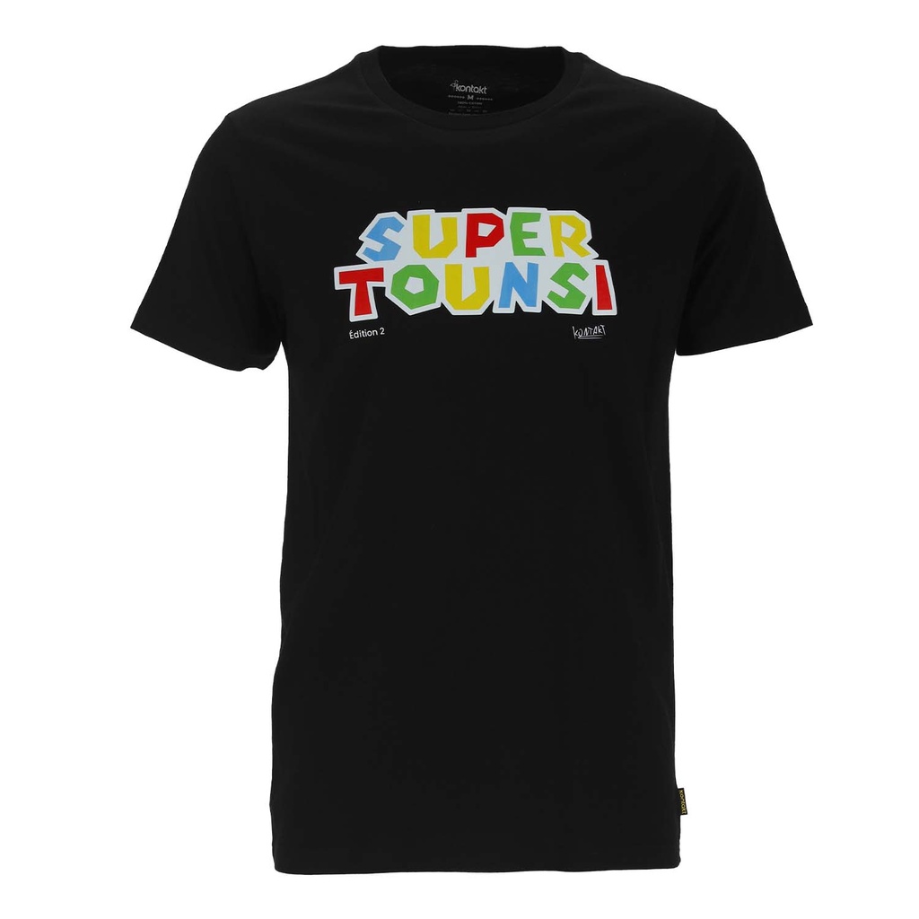 T-shirt unisexe manches courtes SUPER TOUNSI