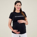 T-SHIRT FEMME ENCEINTE COL ROND&amp;MANCHE COURTE MOTHER HOOD