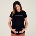 T-SHIRT FEMME ENCEINTE COL ROND&amp;MANCHE COURTE MOTHER HOOD