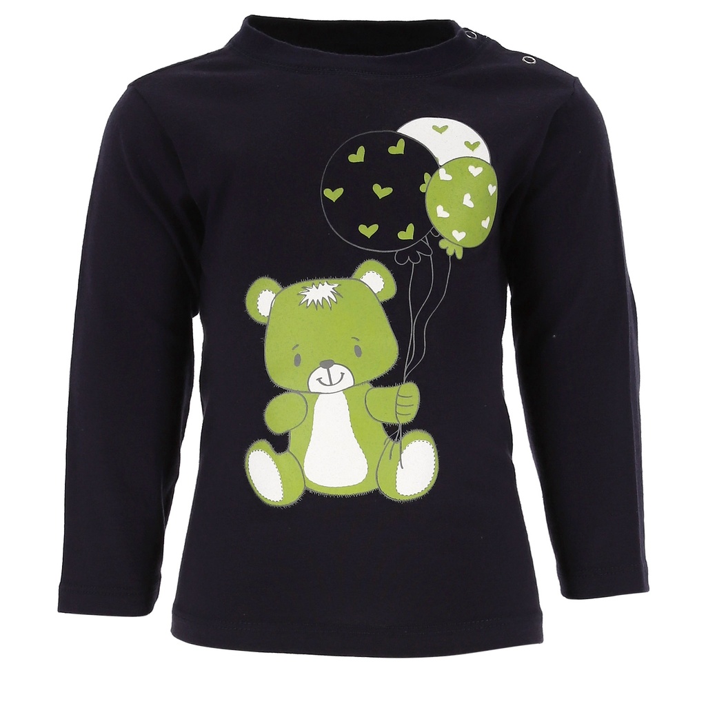 T-SHIRT BEBE MANCHES LONGUES OURS BALLONS