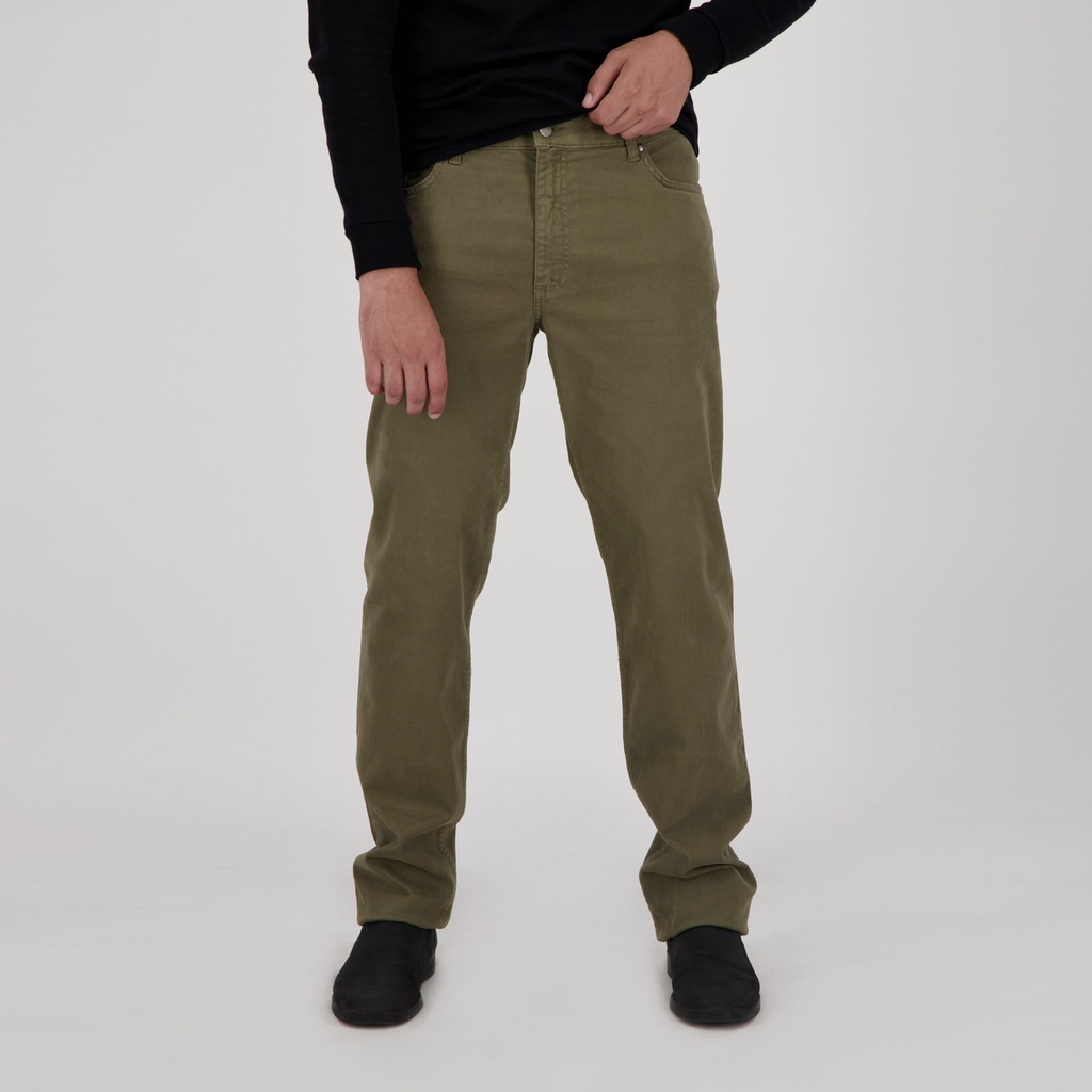 PANTALON SLIM HOMME TOUCHÉ VELOUR