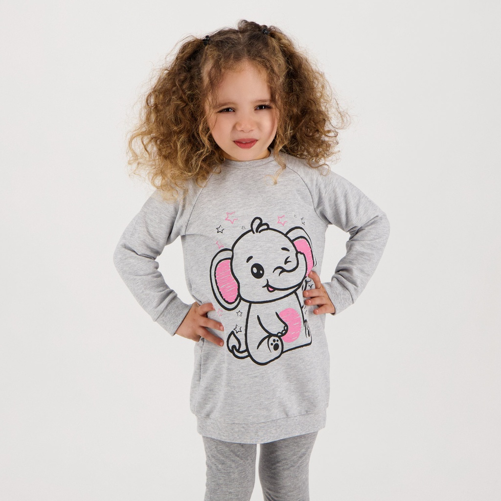 SWEAT ROBE BEBE ELEPHANT