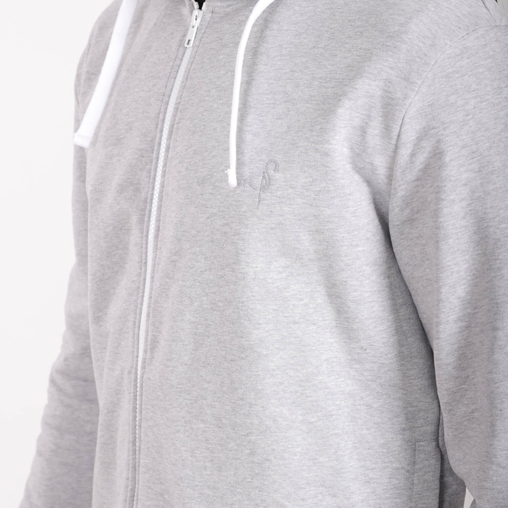 HOODIE ZIPPE HOMME AVEC BRODERIE