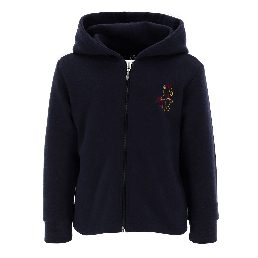 HOODIE ZIPPÉ BEBE AVEC BRODERIE