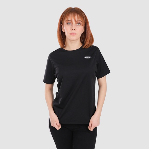 T-shirt de sport femme manches courtes avec logo