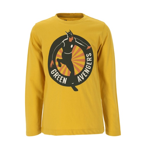[05-010-02-330-K033-10A] T-shirt garçon manches longues AVENGERS (Jaune, 10A)
