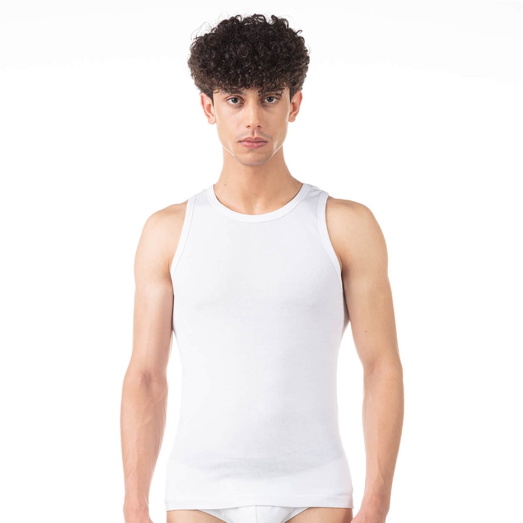 Singlet homme en coton pur