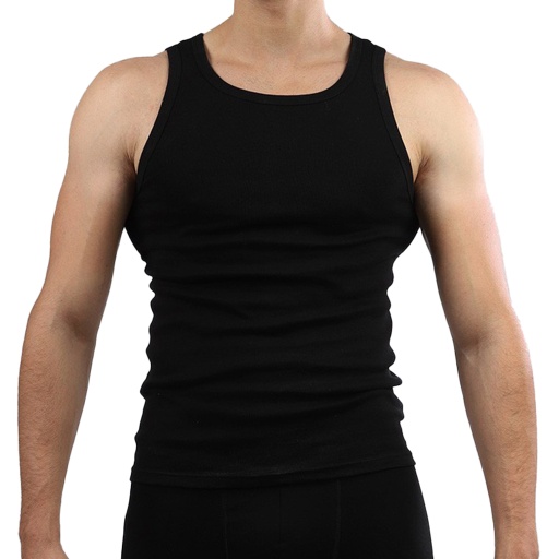 Singlet homme en coton pur