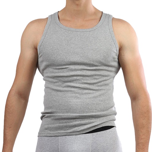 Singlet homme en coton pur