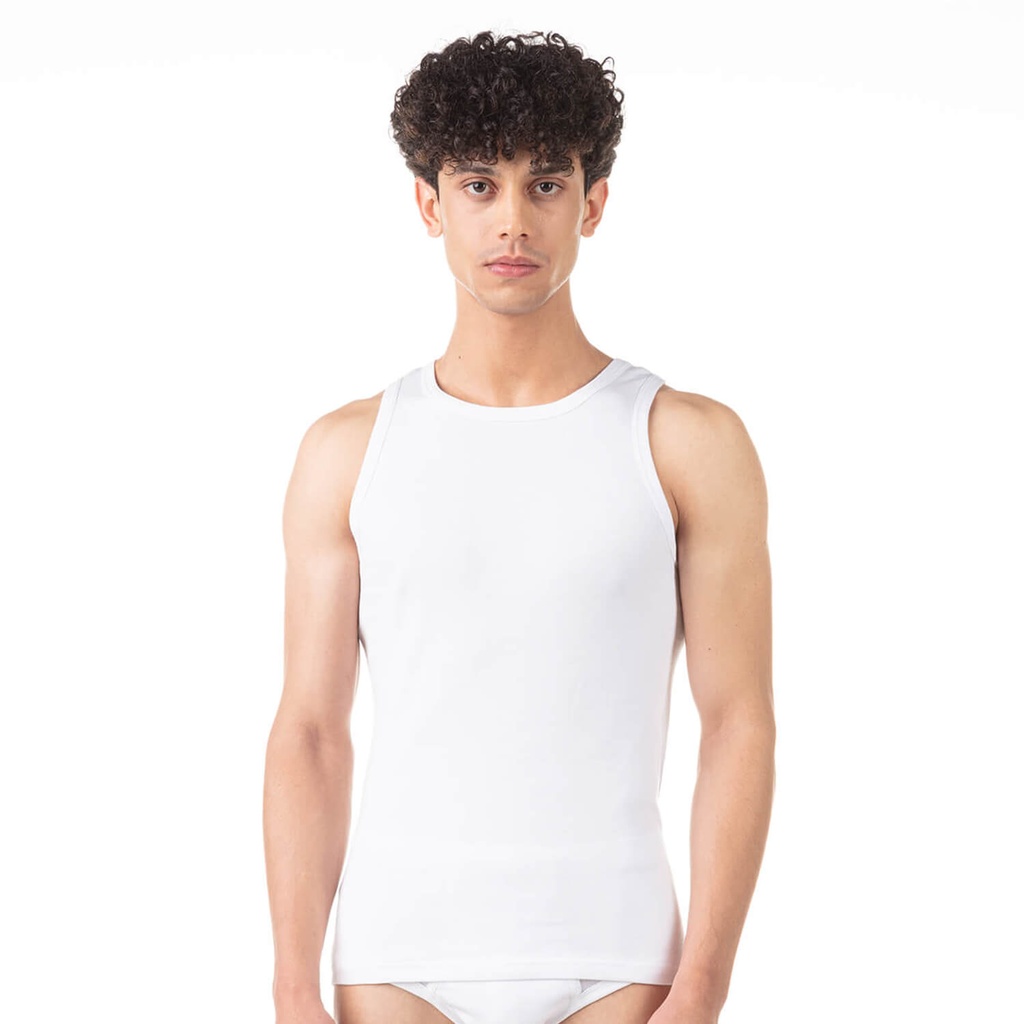 Singlet thermique homme en maille interlock