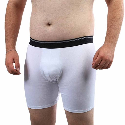 Boxer grandes tailles en coton stretch