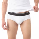 Slip midi homme en coton stretch