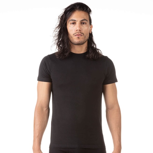 T-shirt col rond homme en coton pur